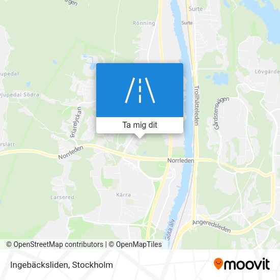 Ingebäcksliden karta