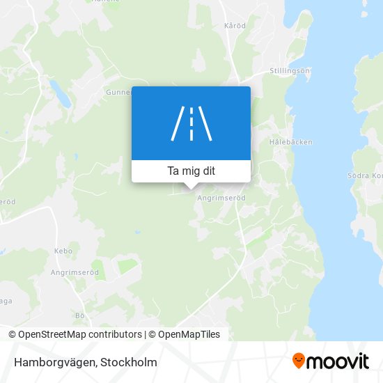 Hamborgvägen karta