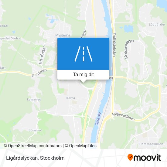 Ligårdslyckan karta