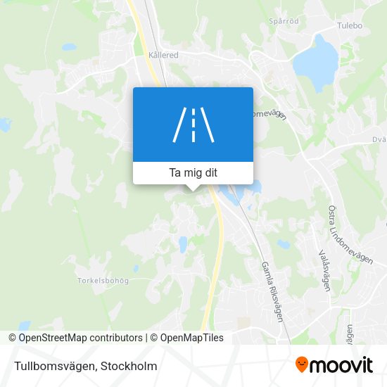 Tullbomsvägen karta