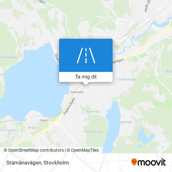 Stämånavägen karta