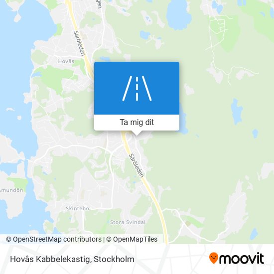 Hovås Kabbelekastig karta