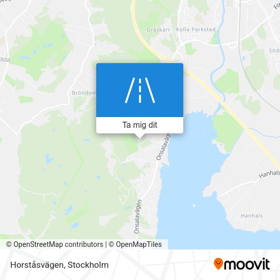 Horståsvägen karta