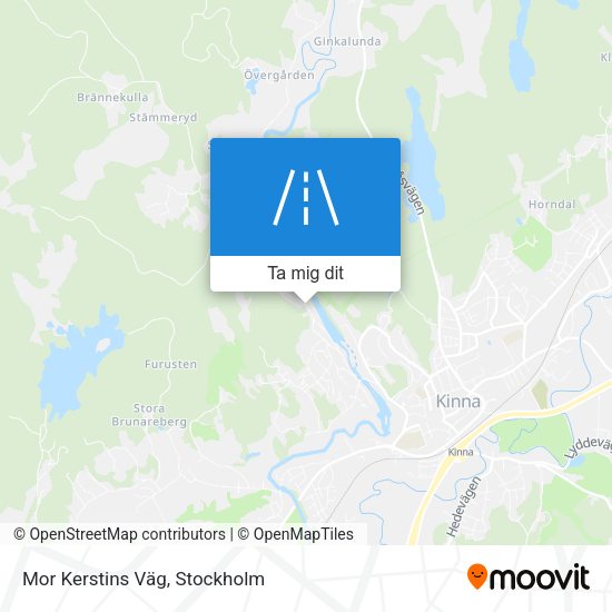 Mor Kerstins Väg karta