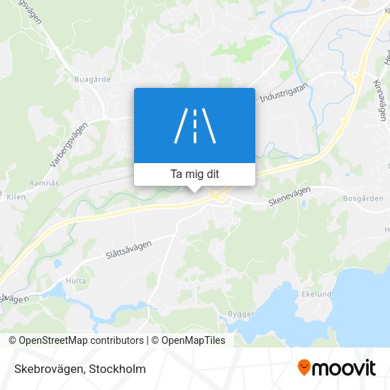 Skebrovägen karta