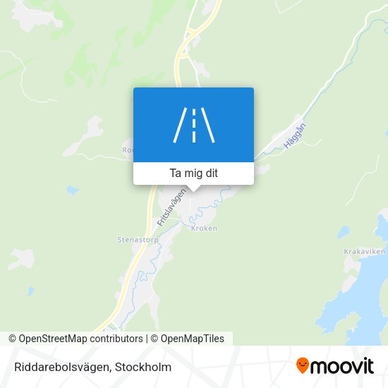 Riddarebolsvägen karta