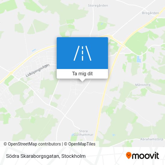 Södra Skaraborgsgatan karta