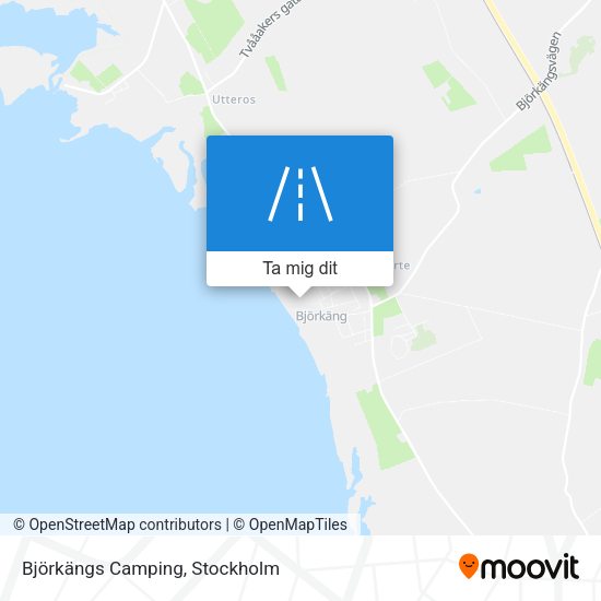 Björkängs Camping karta