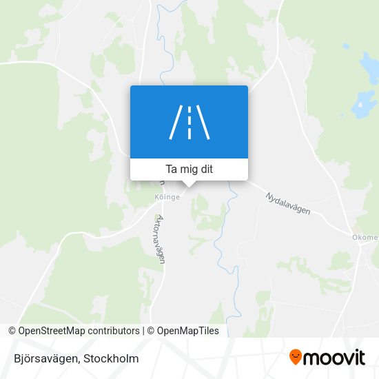 Björsavägen karta