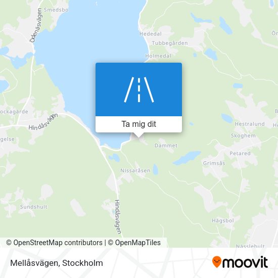 Mellåsvägen karta