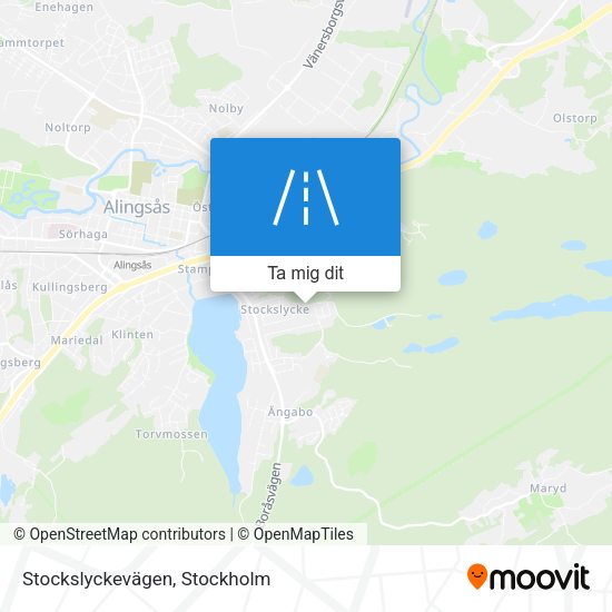 Stockslyckevägen karta