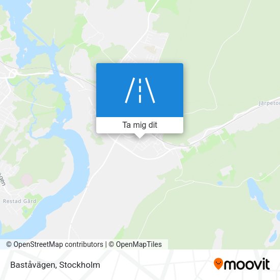 Baståvägen karta