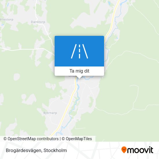 Brogärdesvägen karta