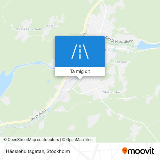 Hässlehultsgatan karta