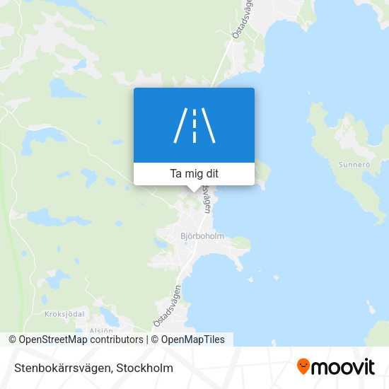 Stenbokärrsvägen karta