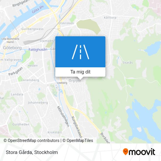 Stora Gårda karta