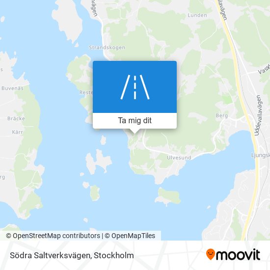 Södra Saltverksvägen karta