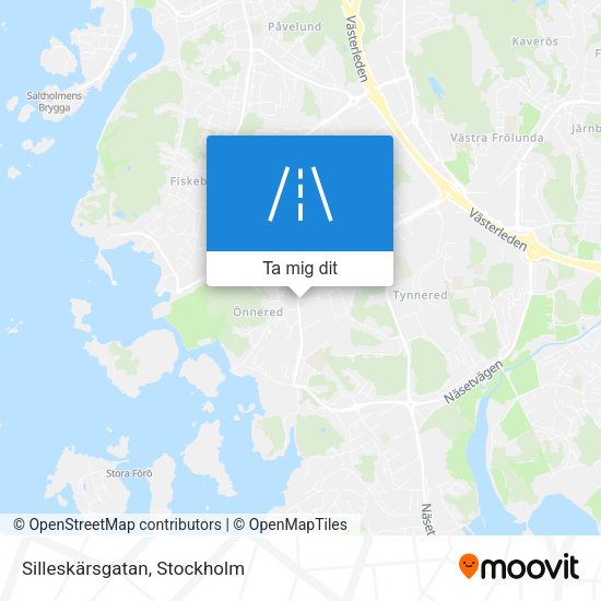 Silleskärsgatan karta