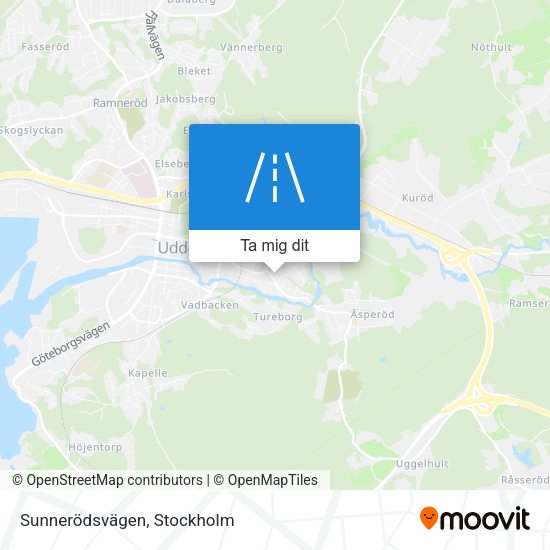 Sunnerödsvägen karta