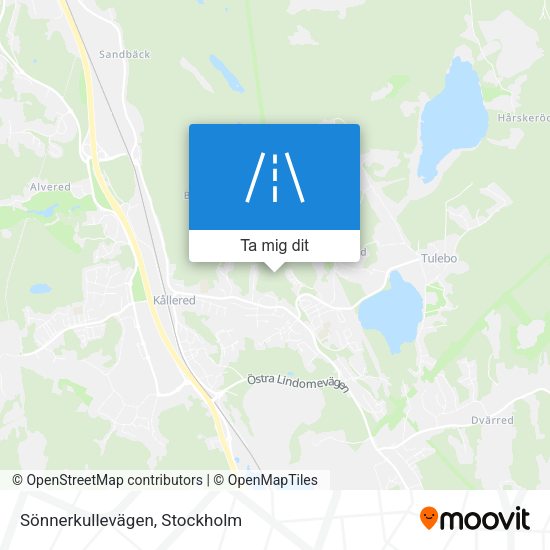 Sönnerkullevägen karta