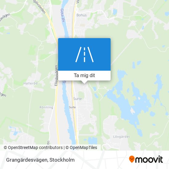 Grangärdesvägen karta