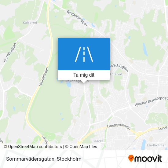 Sommarvädersgatan karta