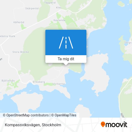 Kompassviksvägen karta