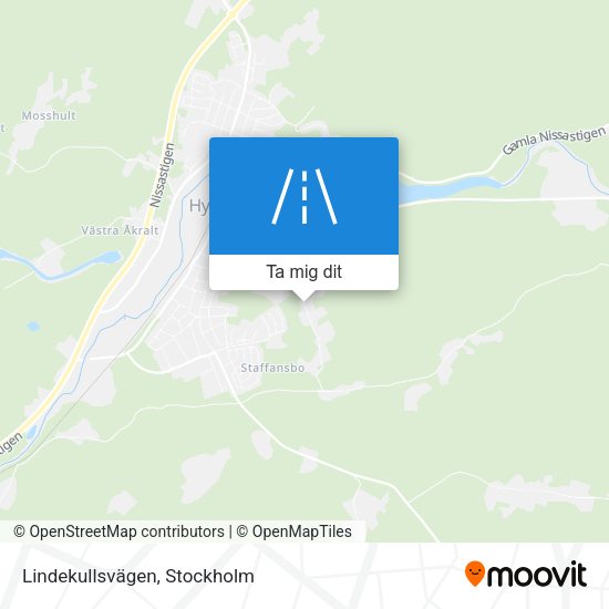 Lindekullsvägen karta