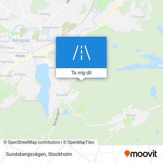 Sundsbergsvägen karta