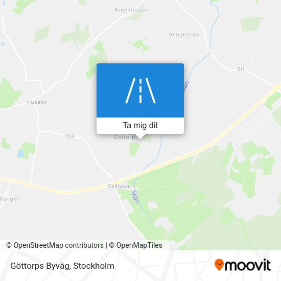 Göttorps Byväg karta