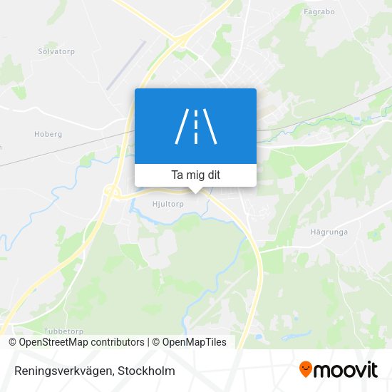 Reningsverkvägen karta