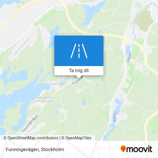 Funningevägen karta