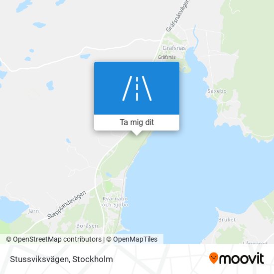 Stussviksvägen karta