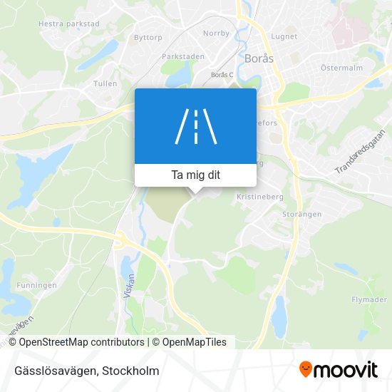 Gässlösavägen karta