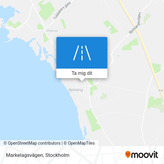 Markelagsvägen karta