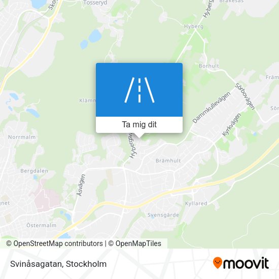 Svinåsagatan karta
