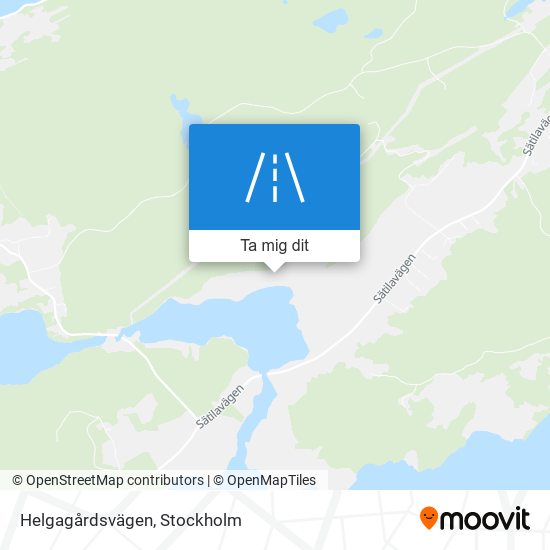 Helgagårdsvägen karta