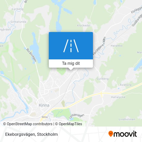 Ekeborgsvägen karta