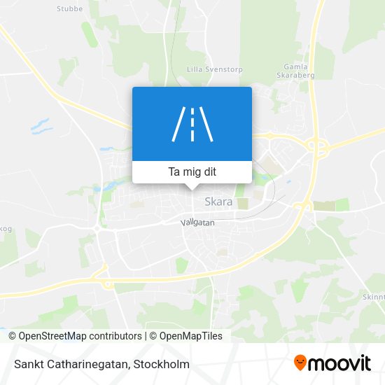 Sankt Catharinegatan karta