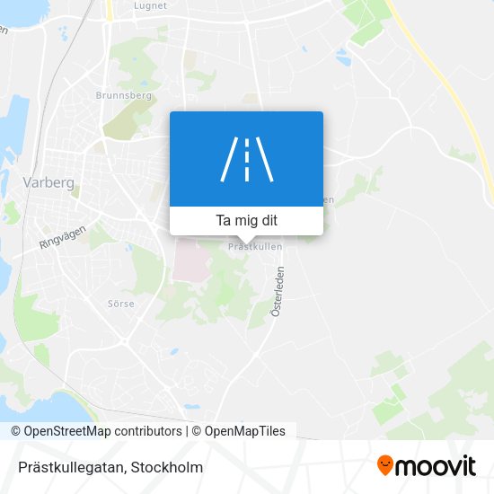 Prästkullegatan karta
