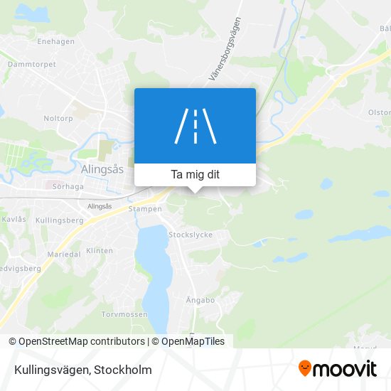 Kullingsvägen karta