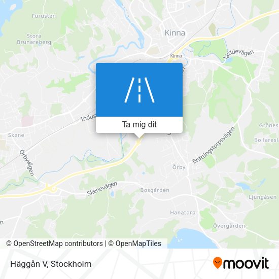 Häggån V karta