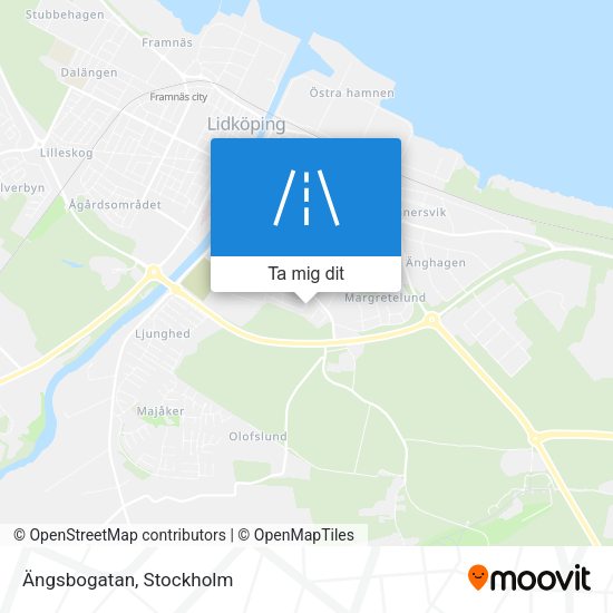 Ängsbogatan karta
