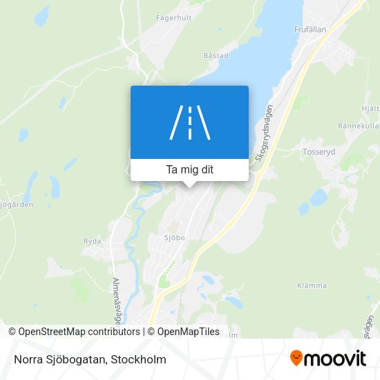 Norra Sjöbogatan karta