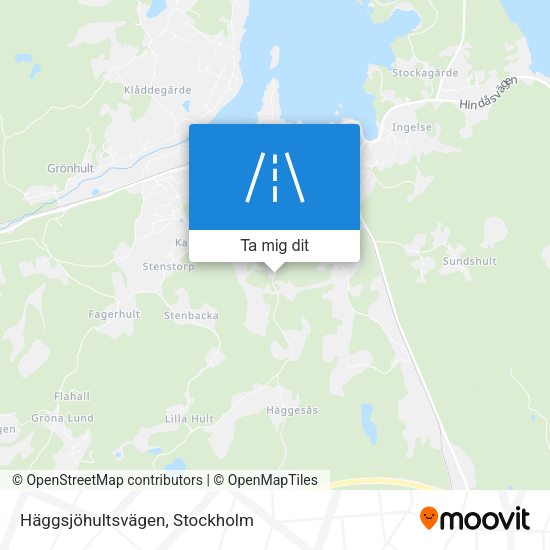 Häggsjöhultsvägen karta