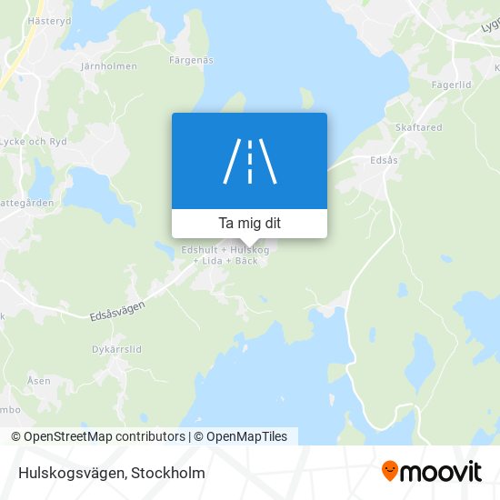 Hulskogsvägen karta