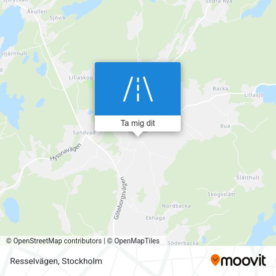 Resselvägen karta
