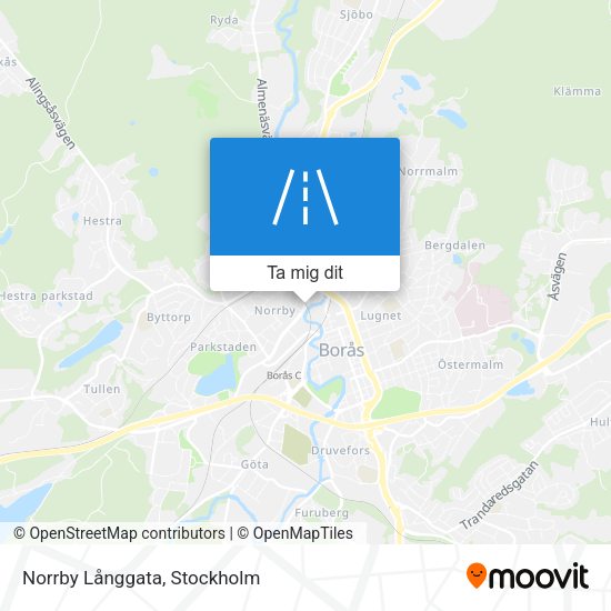 Norrby Långgata karta