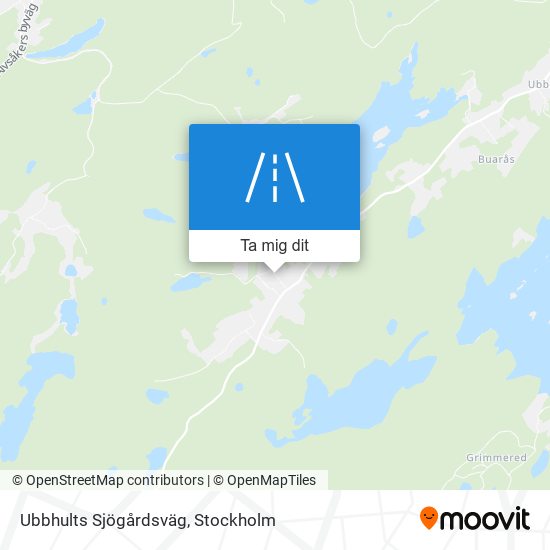 Ubbhults Sjögårdsväg karta