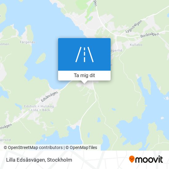 Lilla Edsåsvägen karta